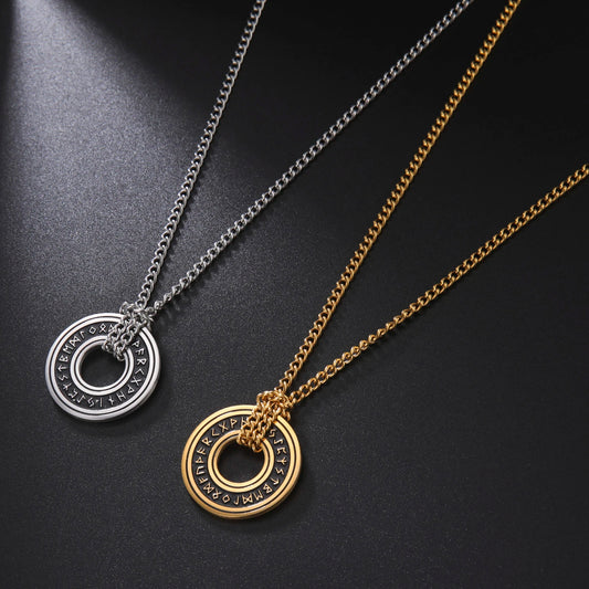 Vintage Nordic Rune Necklace