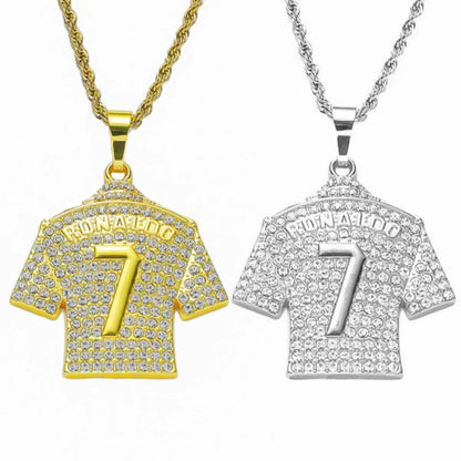 CR7 Zircon Pendant Necklace