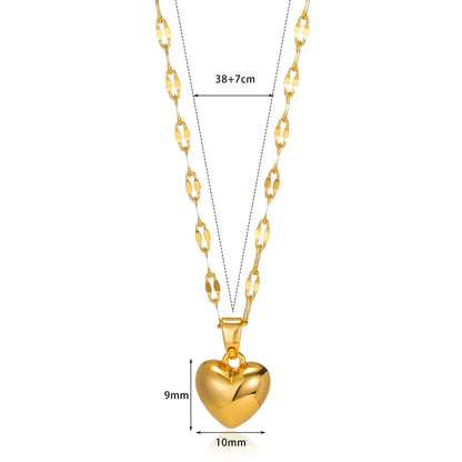 Love Heart Pendant Necklace