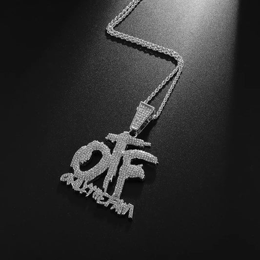 Ice Crystal Letter Pendant