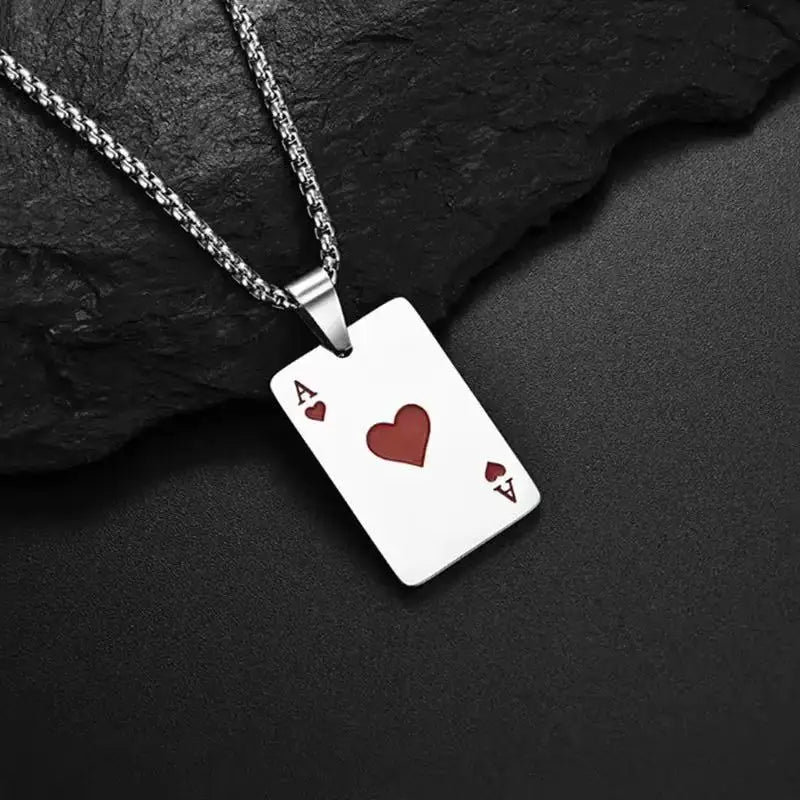 Spade & Heart Pendant Necklace