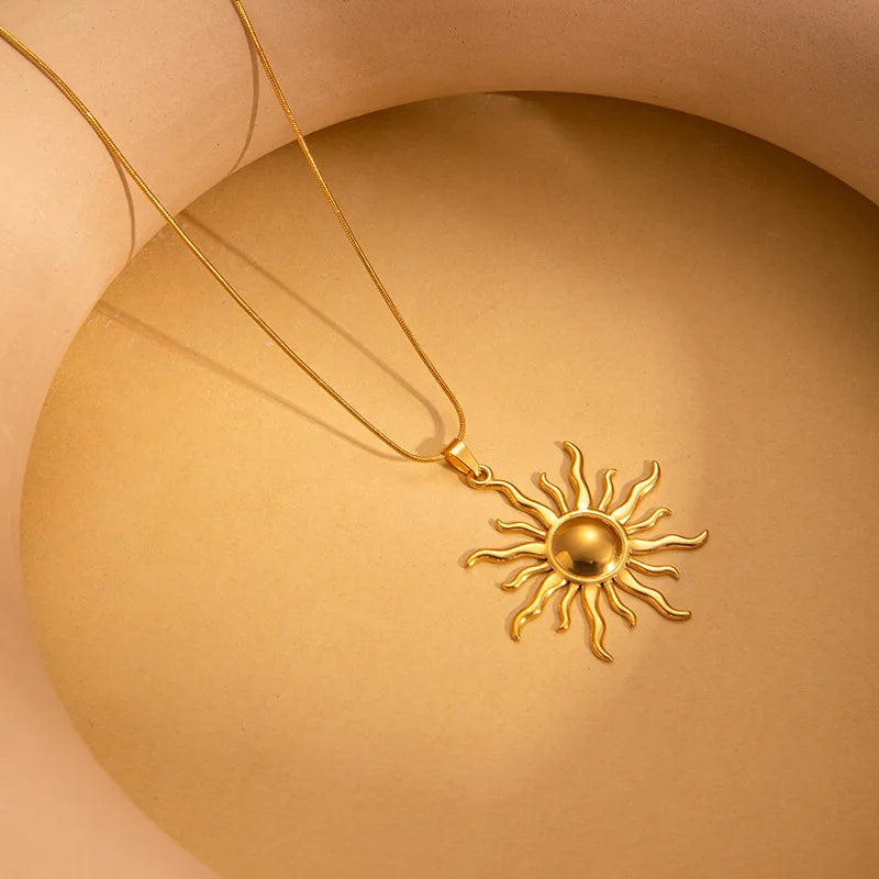 Sun Pendant Necklace