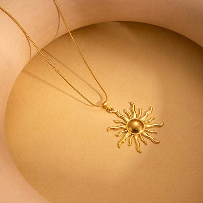 Sun Pendant Necklace