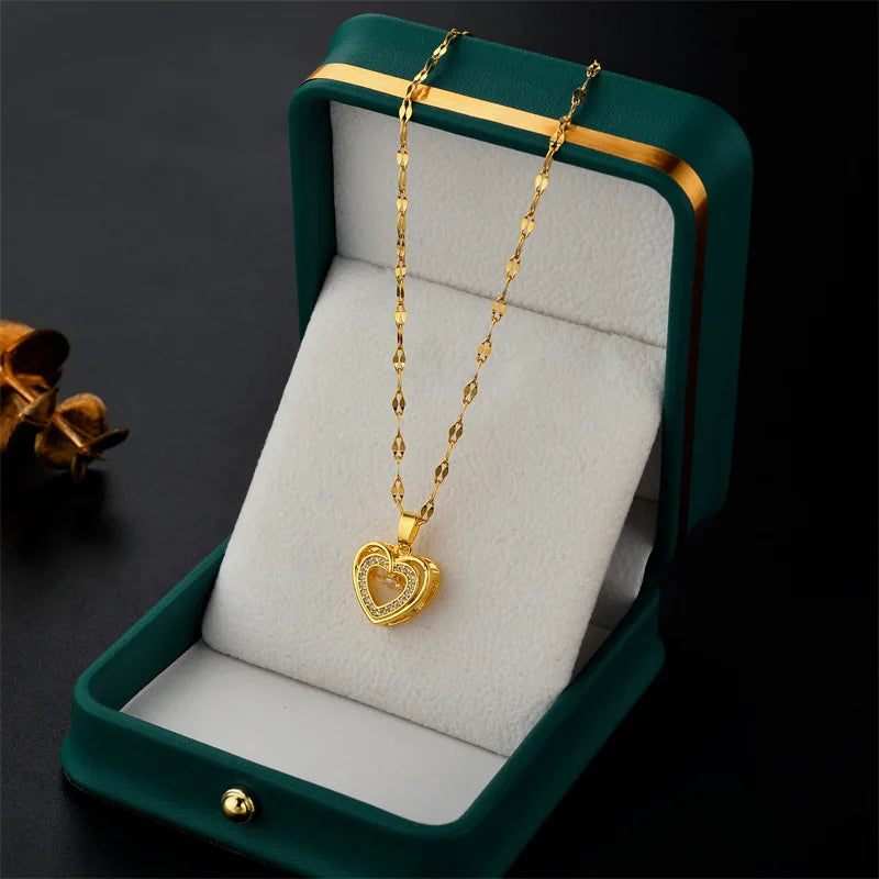 Beating Heart Pendant Necklace