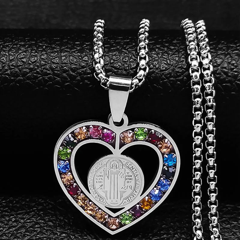Sacred Cross Pendant Necklace