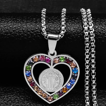 Sacred Cross Pendant Necklace