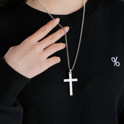 Stainless Steel Cross Necklace