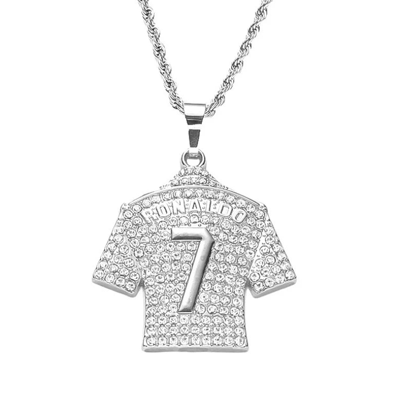 CR7 Zircon Pendant Necklace