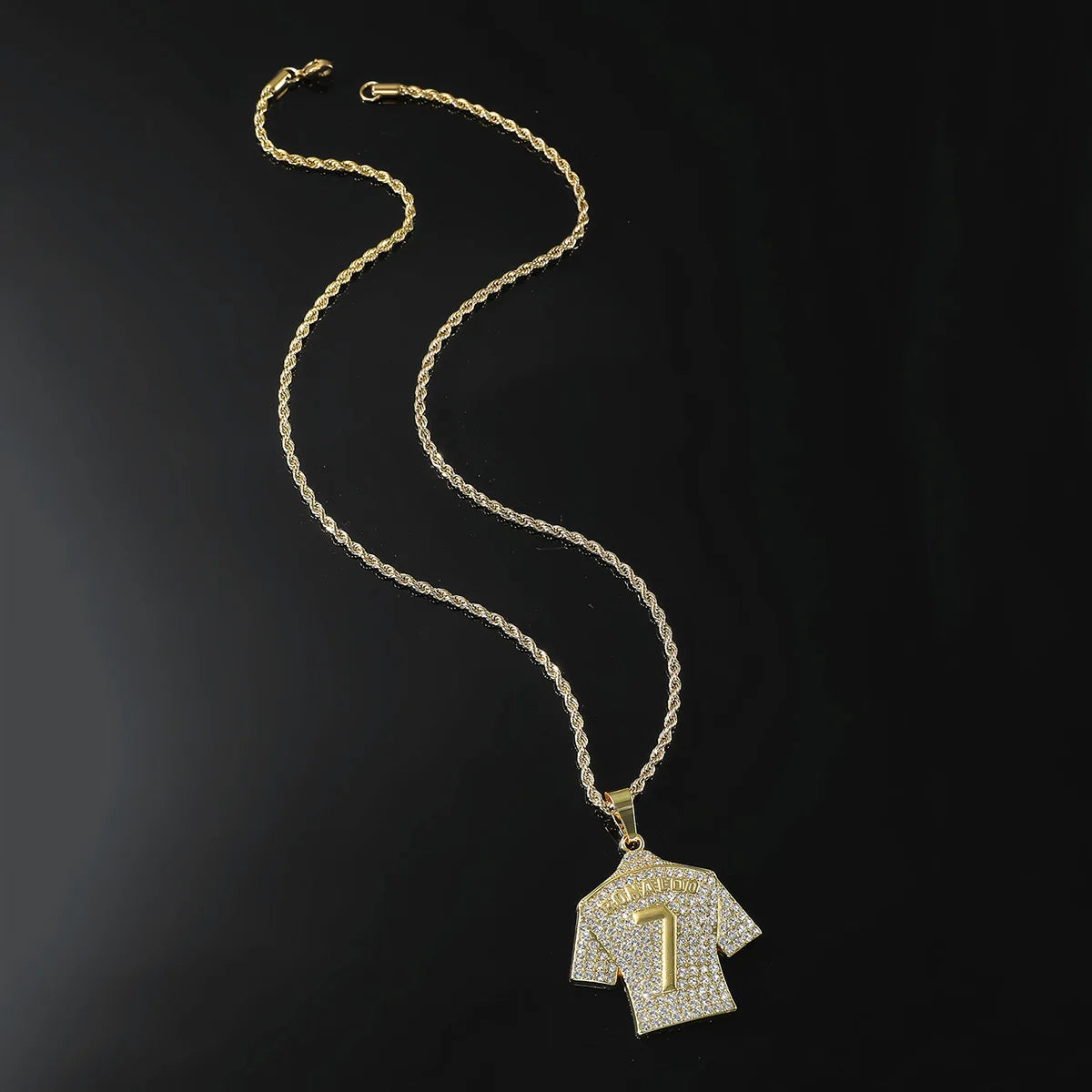 CR7 Zircon Pendant Necklace