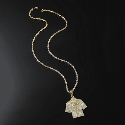 CR7 Zircon Pendant Necklace
