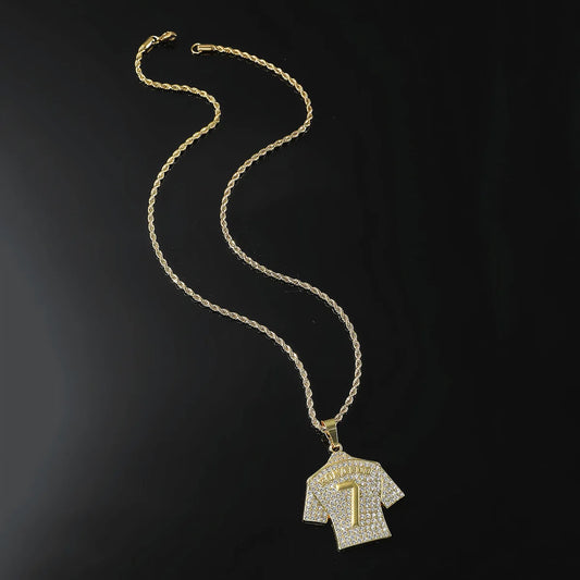 CR7 Zircon Pendant Necklace