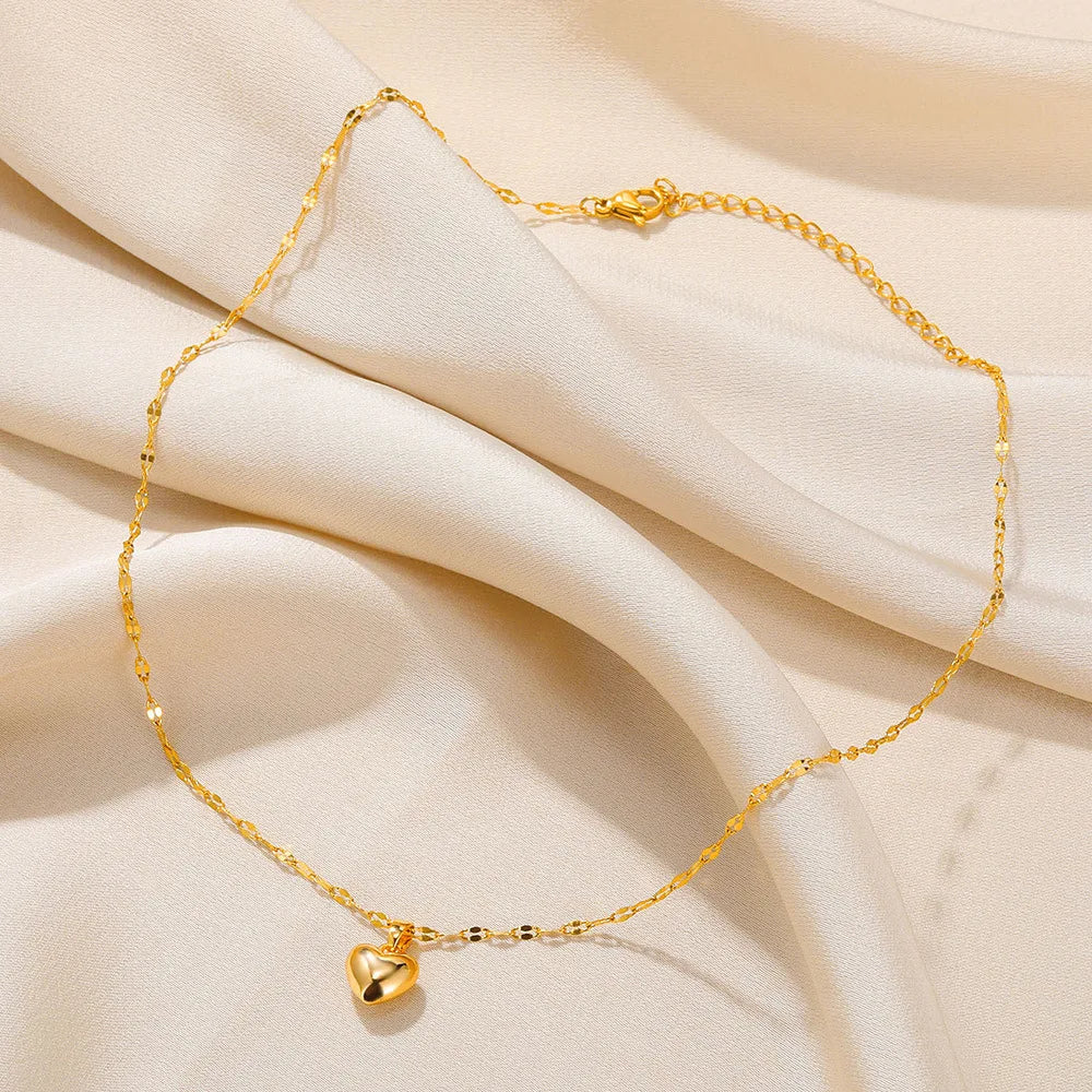 Love Heart Pendant Necklace