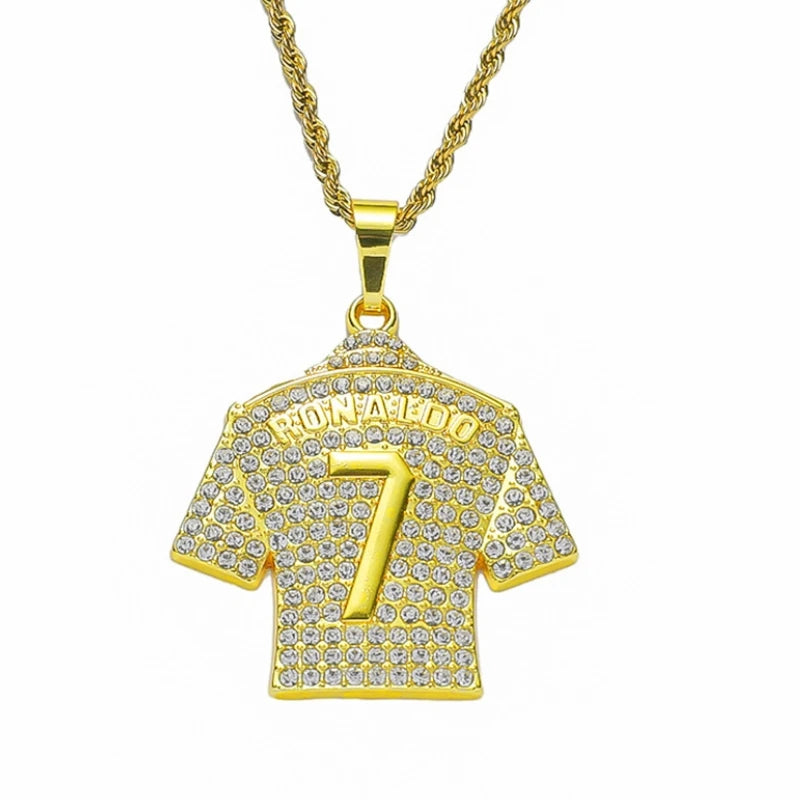 CR7 Zircon Pendant Necklace