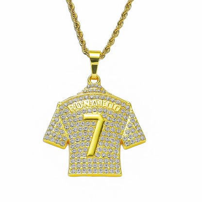 CR7 Zircon Pendant Necklace