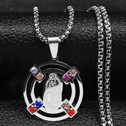 Sacred Cross Pendant Necklace