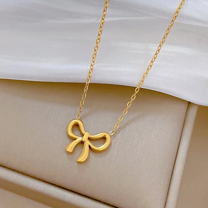 Korean  Bowknot Necklace