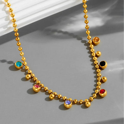 Multicolor Crystal Necklace