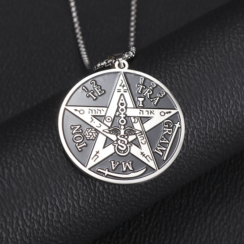 Witchcraft Pentagram Stainless Steel Necklace