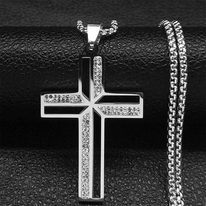 Sacred Cross Pendant Necklace