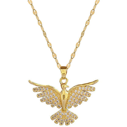 Phoenix Eagle Pendant Necklace