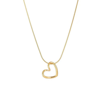 Twist Hollow Heart Necklace